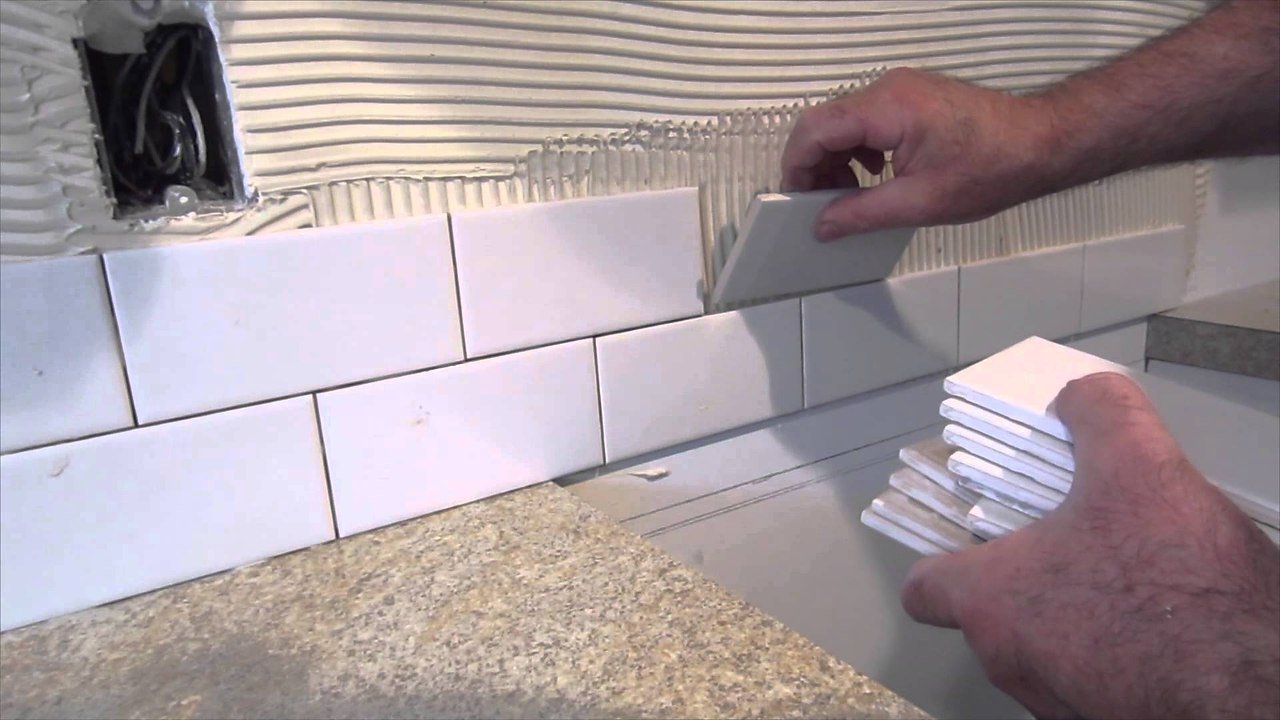 укладка плитки на кухне фартук пошаговая инструкция